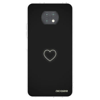 Picasee silikonska prozirna maskica za Xiaomi Redmi Note 9T - Heart