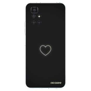 Picasee silikonska prozirna maskica za Xiaomi Redmi 10 - Heart