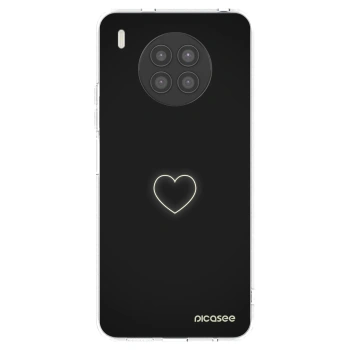 Picasee silikonska prozirna maskica za Huawei Nova 8i - Heart