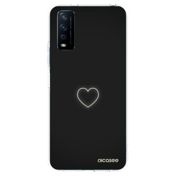 Picasee silikonska prozirna maskica za Vivo Y11s - Heart