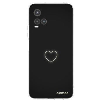 Picasee silikonska prozirna maskica za Vivo Y33s - Heart