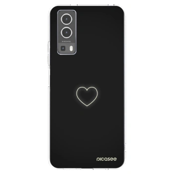 Picasee silikonska prozirna maskica za Vivo Y72 5G - Heart