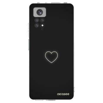 Picasee silikonska prozirna maskica za Xiaomi Redmi Note 11S 4G - Heart