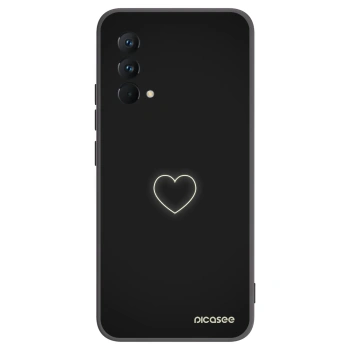 Picasee crna silikonska maskica za Realme GT Master Edition 5G - Heart
