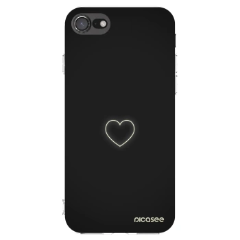 Picasee silikonska prozirna maskica za Apple iPhone SE 2022 - Heart