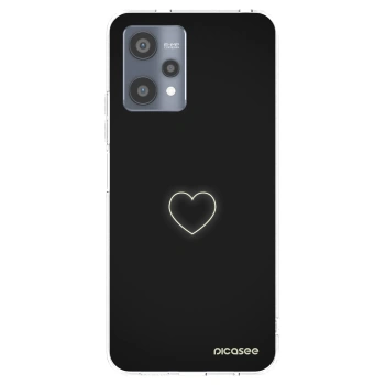 Picasee silikonska prozirna maskica za Realme 9 Pro 5G - Heart