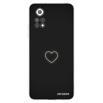 Picasee silikonska prozirna maskica za Xiaomi Poco X4 Pro 5G - Heart