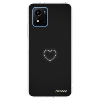 Picasee silikonska prozirna maskica za Vivo Y01 - Heart