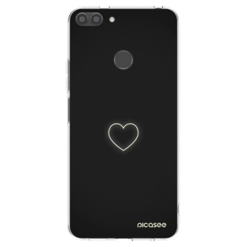 Picasee silikonska prozirna maskica za Huawei P Smart - Heart