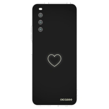 Picasee silikonska prozirna maskica za Sony Xperia 10 IV 5G - Heart
