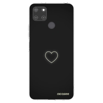 Picasee silikonska prozirna maskica za Realme C21Y - Heart