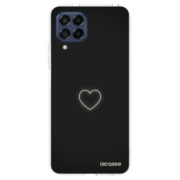 Picasee silikonska prozirna maskica za Samsung Galaxy M53 5G - Heart