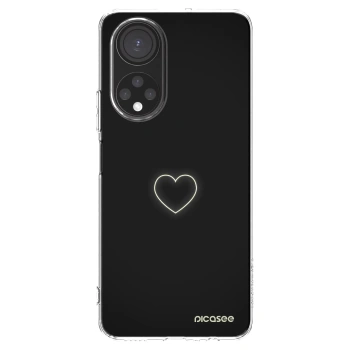 Picasee silikonska prozirna maskica za Honor X7 - Heart