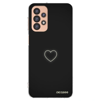 Picasee silikonska prozirna maskica za Samsung Galaxy A23 A236B 5G - Heart