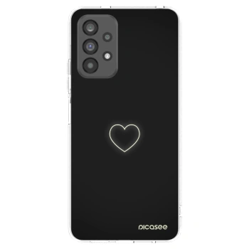 Picasee silikonska prozirna maskica za Samsung Galaxy A73 5G - Heart