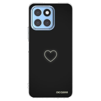 Picasee silikonska prozirna maskica za Honor X8 5G - Heart