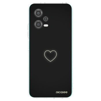 Picasee silikonska prozirna maskica za Xiaomi Poco X5 - Heart