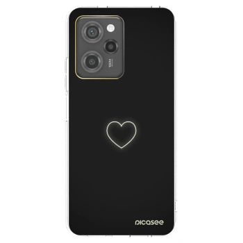 Picasee silikonska prozirna maskica za Xiaomi Poco X5 Pro - Heart