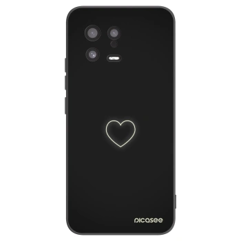 Picasee crna silikonska maskica za Xiaomi 13 - Heart