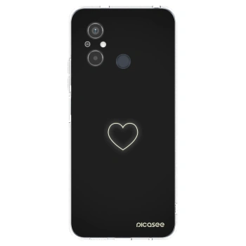 Picasee silikonska prozirna maskica za Xiaomi Redmi 12C - Heart