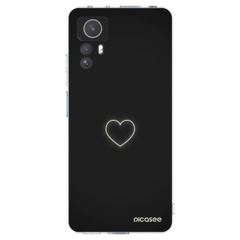Picasee silikonska prozirna maskica za Xiaomi Redmi Note 12S - Heart