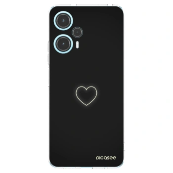 Picasee silikonska prozirna maskica za Xiaomi Poco F5 - Heart