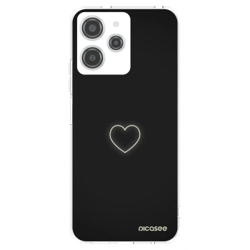 Picasee silikonska prozirna maskica za Xiaomi Redmi 12 4G - Heart