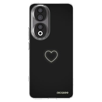 Picasee silikonska prozirna maskica za Honor 90 5G - Heart