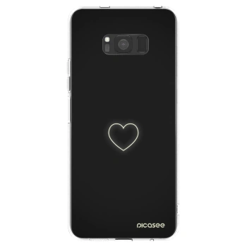 Picasee silikonska prozirna maskica za Samsung Galaxy S8 G950F - Heart