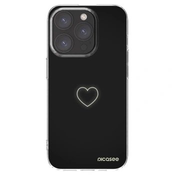 Picasee silikonska prozirna maskica za Apple iPhone 15 Pro - Heart