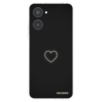 Picasee silikonska prozirna maskica za Realme 10 4G - Heart