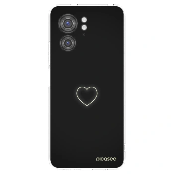 Picasee silikonska prozirna maskica za Motorola Edge 40 - Heart