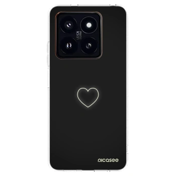 Picasee silikonska prozirna maskica za Xiaomi 14 Pro - Heart