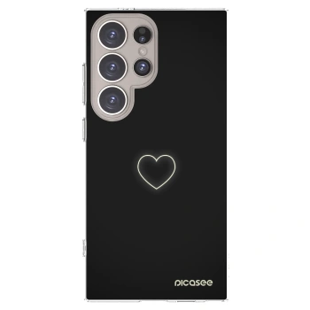 Picasee silikonska prozirna maskica za Samsung Galaxy S24 Ultra S928B 5G - Heart