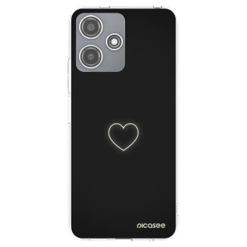 Picasee silikonska prozirna maskica za Xiaomi Redmi 12 5G - Heart