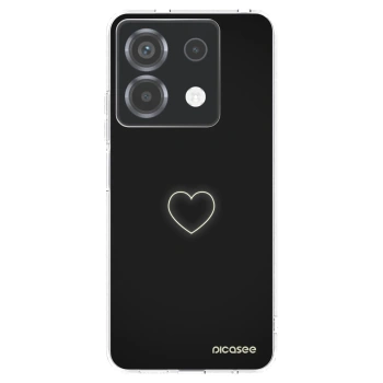 Picasee silikonska prozirna maskica za Xiaomi Poco X6 - Heart