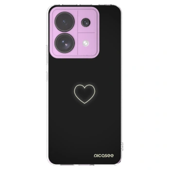 Picasee silikonska prozirna maskica za Xiaomi Redmi Note 13 Pro 5G - Heart