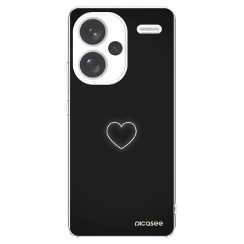 Picasee silikonska prozirna maskica za Xiaomi Redmi Note 13 Pro+ 5G - Heart