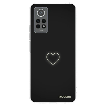 Picasee silikonska prozirna maskica za Xiaomi Redmi Note 12 Pro 4G - Heart