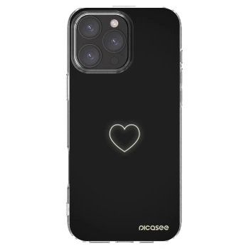 Picasee silikonska prozirna maskica za Apple iPhone 16 Pro Max - Heart
