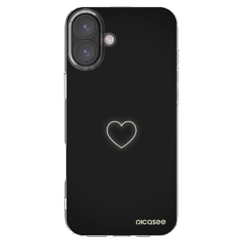 Picasee silikonska prozirna maskica za Apple iPhone 16 Plus - Heart