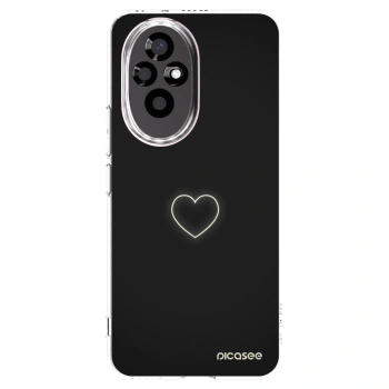 Picasee silikonska prozirna maskica za Honor 200 5G - Heart