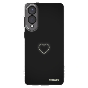 Picasee silikonska prozirna maskica za Samsung Galaxy S25 Edge 5G - Heart