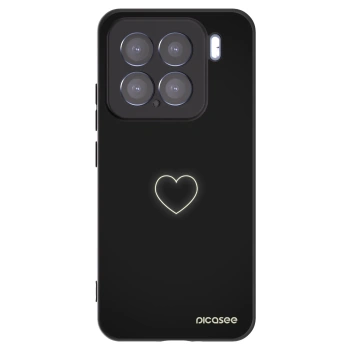 Picasee crna silikonska maskica za Xiaomi 15 - Heart