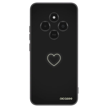 Picasee crna silikonska maskica za Xiaomi Poco C75 - Heart