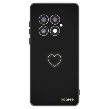 Picasee crna silikonska maskica za OnePlus 13 5G - Heart