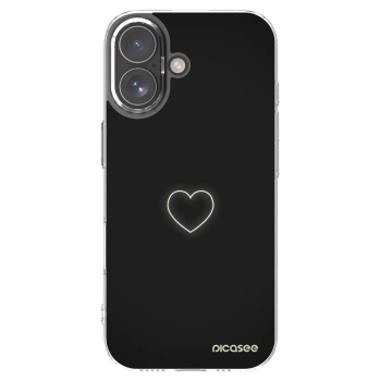 Picasee silikonska prozirna maskica za Apple iPhone 17 - Heart