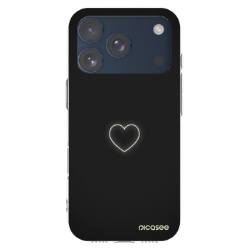 Picasee silikonska prozirna maskica za Apple iPhone 17 Pro - Heart