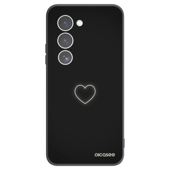 Picasee crna silikonska maskica za Xiaomi Redmi 15 5G - Heart