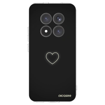 Picasee silikonska prozirna maskica za Xiaomi Redmi Note 15 Pro+ - Heart